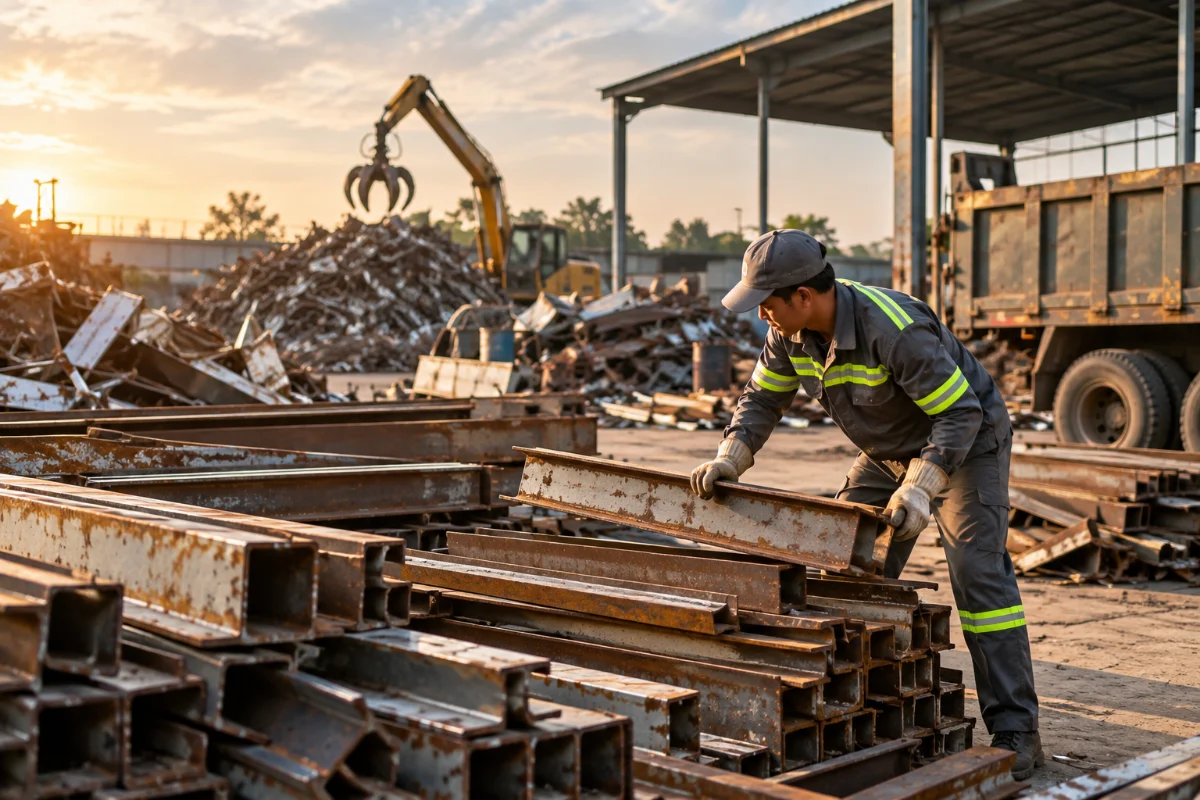 Thu mua sắt thép phế liệu